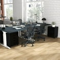 thumbnail image 3 of 5 Drawers File Cabinet, Vertical Filing Cabinet for Home Office, Mobile Under Desk Office Storage Cabinet with Wheels, Modern Chest of Drawers for Bedroom (Black, 5 Drawers), 3 of 7