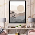 thumbnail image 3 of Designart 'Minimalist Sunset Over Mountain Landscape' Modern Framed Art Print, 3 of 4