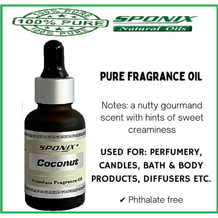 Coconut Premium Fragrance Oil, 1 fl oz (30ML) Dropper Bottle