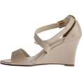 thumbnail image 3 of touch ups women's jenna wedge sandal, nude, 8.5 m us, 3 of 6