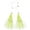 Chartreuse, variant on BLUEWING Fishing Rigs HI-LO Rig 3D Eyes with Flash Series Bucktail Mylar Flash Teaser Rig Snapper Rig with Stainless Steel Hook Pink