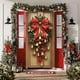 thumbnail image 5 of Christmas Door Cover Decorations with Santa Claus Pattern Holiday Party Decorative for Front Door Indoor Wall Fireplace Mantle Home Festive Xmas Decor, 5 of 6