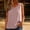 Pink, variant on Women's Tank Top Cotton Linen Top Lightweight Comfortable V Neck Sleeveless Vest Outerwear Base Camisole Top Summer Pink