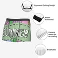 thumbnail image 3 of Xecao Summer Print Men's Underwear Boxer Briefs Pack - Your ComfortSoft, Moisture-Wicking, and Breathable Choice for Men's Underwear-XX-Large, 3 of 5