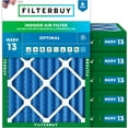 thumbnail image 1 of Filterbuy 20x27x4 MERV 13 (MPR 1900) Health Defense, Pleated HVAC AC Furnace Air Filters (6-Pack), 1 of 8