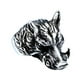 thumbnail image 2 of Anillo de estilo Punk, anillos de decoración de acero, regalo de joyería portátil, accesorio de vestir para discoteca, Bar, trabajo diario Ropa, zapatos y accesorios Miscelánea Tamaño 10 Jumpingount AP015197-04, 2 of 6