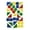 Multicolor, variant on Homeford Glittered Glass Mosaic Tile Stickers, 4-1/2-inch, Classic