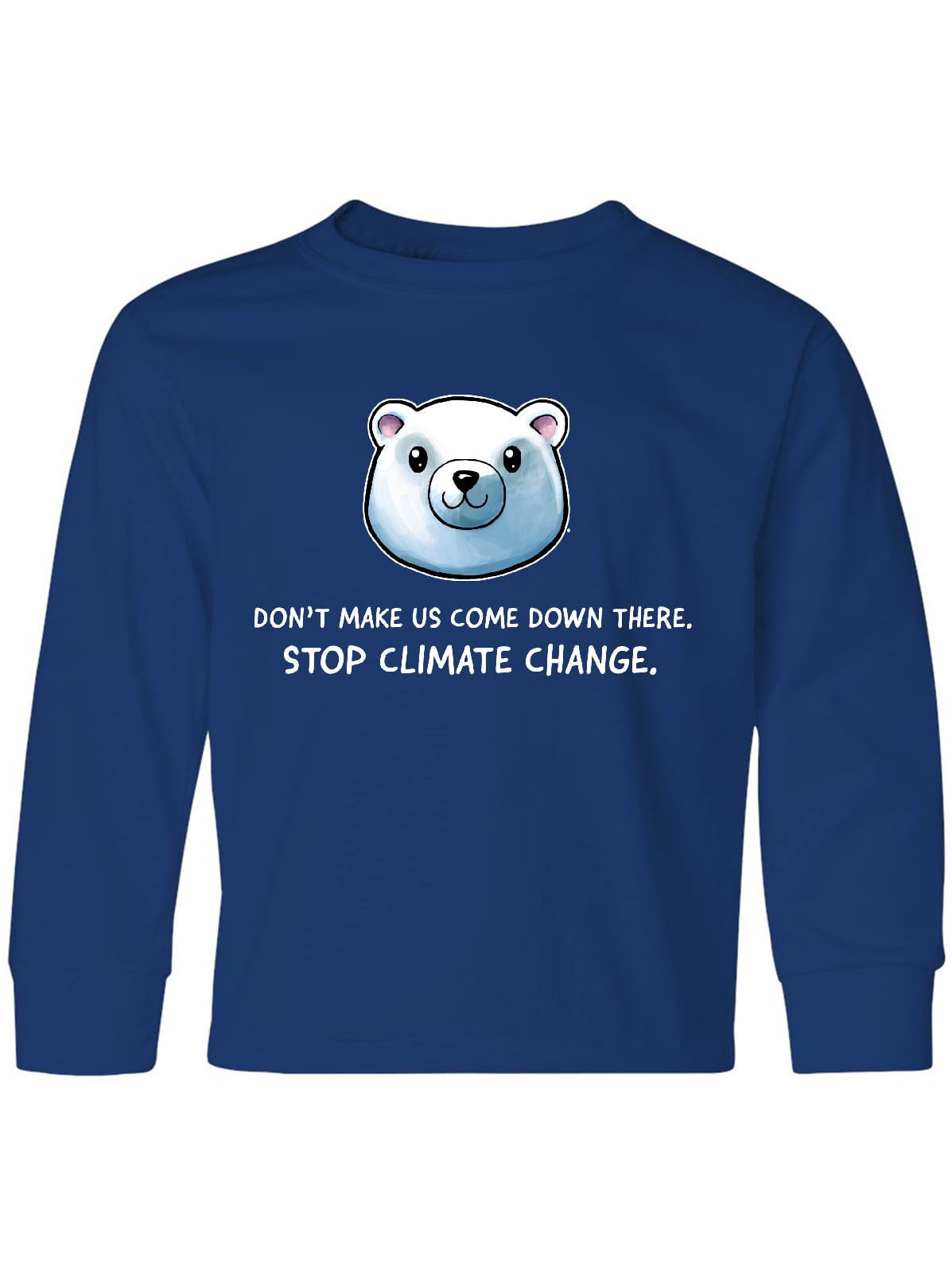 Climate Change Polar Bear Rubber Stamp