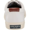 thumbnail image 4 of Sperry Striper Mens Plush Wave Lace-up Sneakers Leather White 12M, 4 of 5