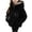 G123 Black, variant on LUGOGNE Girls Sherpa Fleece Jacket Hooded Long Sleeve Full Zip Warm Teddy Coat Casual Loose Fit Outerwear with Multiple Pockets Kids Fall Winter Clothing