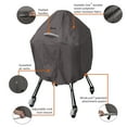 thumbnail image 4 of Classic Accessories Ravenna Water-Resistant 22 Inch Kamado Ceramic BBQ Grill Cover, Dark Taupe, 4 of 13