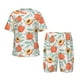thumbnail image 1 of Balery Peach Conjunto de Pijama Infantil de Manga Corta con Estampado – Ropa de Dormir de Algodón Suave-XX-Large, 1 of 6