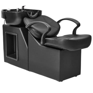 NETAJE Shampoo Chair for Salon,Portable Hair Washing Station with ABS Plastic Shampoo Bowl,Ergonomic Shampoo Chair with Armrest for Hair Stylist