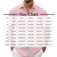 thumbnail image 3 of Ecqkame Men's Button Down Shirt Short Sleeve Turndown Solid Color Casual Breathable Tops Summer Business Dress Shirt White M, 3 of 6