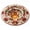 Gingerbread Village Spiral Stair, variant on 3D Christmas Optical Illusion Round Rug, Gingerbread Village Spiral Stair Visual Trap Floor Mat for Living Room, Entryway, Bedroom and Holiday Home Decor, 23.62 Inch