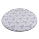 thumbnail image 1 of Alfombra redonda Baoblaze Con Estampado Vintage Cactus 100cm, 1 of 8