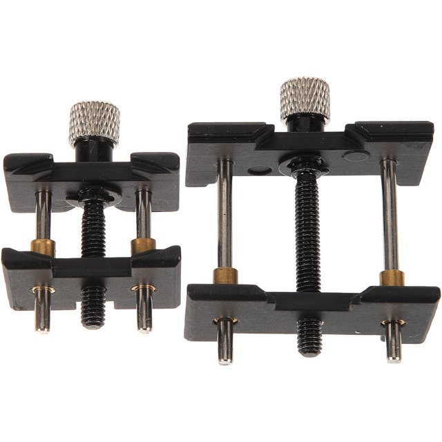 2 piezas de soporte para movimiento de reloj, herramienta de reparación de relojes, abrazadera fija para movimiento de reloj