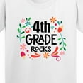 thumbnail image 4 of Inktastic 4th Grade Rocks Back to School Youth T-Shirt, 4 of 5