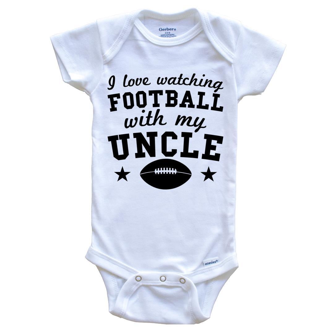 Don't Make Me Call My Uncle Blue Pink Cotton Bodysuit Baby Present Niece Nephew 