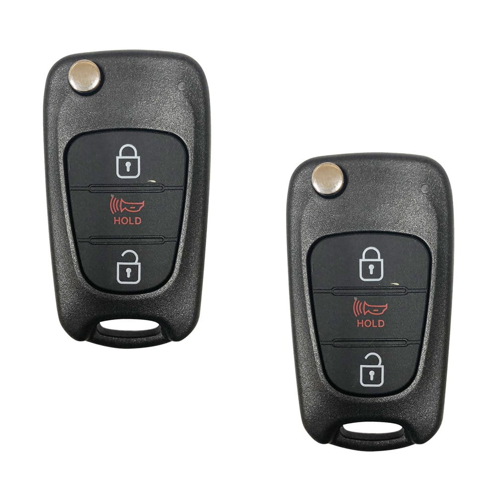 For Kia Sportage Soul 2010 2011 2012 2013 Keyless Flip Remote Car Key Fob Black 