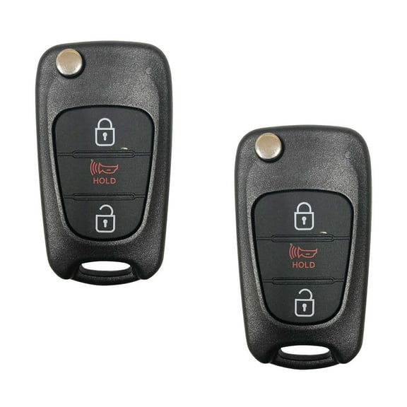 2 For 2011 2012 2013 Kia Soul Keyless Entry Flip Remote Car Key Fob Transmitter NYOSEKSAM11ATX,  TQ8-RKE-3F02