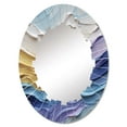 thumbnail image 2 of DESIGN ART Designart "Twisted Whirls II" Abstract Spirals Modern Wall Mirror 20in.x30in., 2 of 4