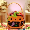 thumbnail image 2 of Decoración de Halloween Decoraciones de Halloween Bolsa de dulces de Halloween Bolsa de Cushaw de araña 3D Cubo de tela portátil Bolsa de dulces para niños, 2 of 6