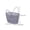 Purple, variant on Shower Caddy, Plastic Storage Basket with Handle and Drainage Holes, Portable Bathroom Organizer for Shampoo and Toiletries, Large Capacity Shower Caddy for Dorm, Gym, Kitchen, and Camping