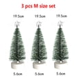 thumbnail image 1 of 3 Pcs LED Warm Lights Luminous Christmas Tree Ornaments Xmas Party Home Decor，M size Set, 1 of 5