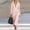 #018-Pink, variant on Wowcloth Women's Solid Color Long Sleeve Lapel Collar Slim Fit Casual Long Dress for Daily Wear
