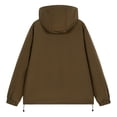 thumbnail image 3 of pstuiky camisas de manga larga para hombre, Chaqueta informal de hombre de color liso con capucha, manga larga y bolsillo con cremallera, estilo stormtrooper tops de invierno para hombre xxxxl, 3 of 8