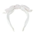 thumbnail image 4 of Unique Bargains 1 Pc Exquisite Pearl Rose Jacquard Bow Headband Pink, 4 of 6