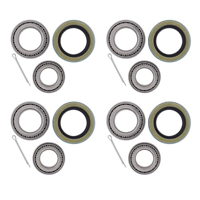 4X Trailer Hub Bearings Kit for 3500 1.719 Inch Spindle 84 Axle L68149 L44649