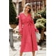 thumbnail image 2 of Vestido PRETTYGARDEN B_Red XXL Floral Bohemio de Manga Larga, 2 of 5