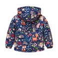 thumbnail image 4 of iFshaion Toddler Baby Puffer Hooded Jacket Kawaii Printed Fleece Windproof Zip Up Coat Winter Thick Casual Shacket For Boys And Girls Multicolor-A 3T, 4 of 9