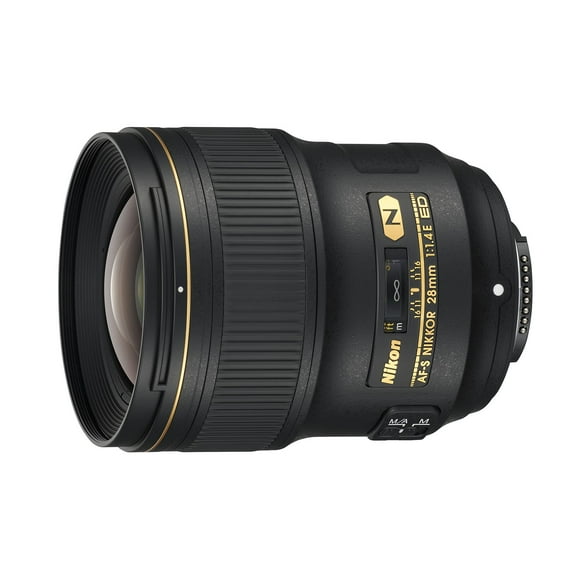 Restored Nikon AF-S NIKKOR 28mm f/1.4E ED f/1.4-16 Fixed Zoom Camera Lens, Black (Refurbished)