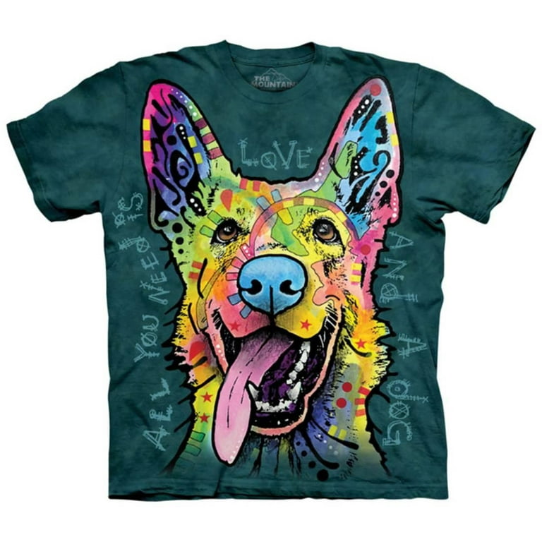 Men's Love Shepherd T-shirt Blue - Main Image