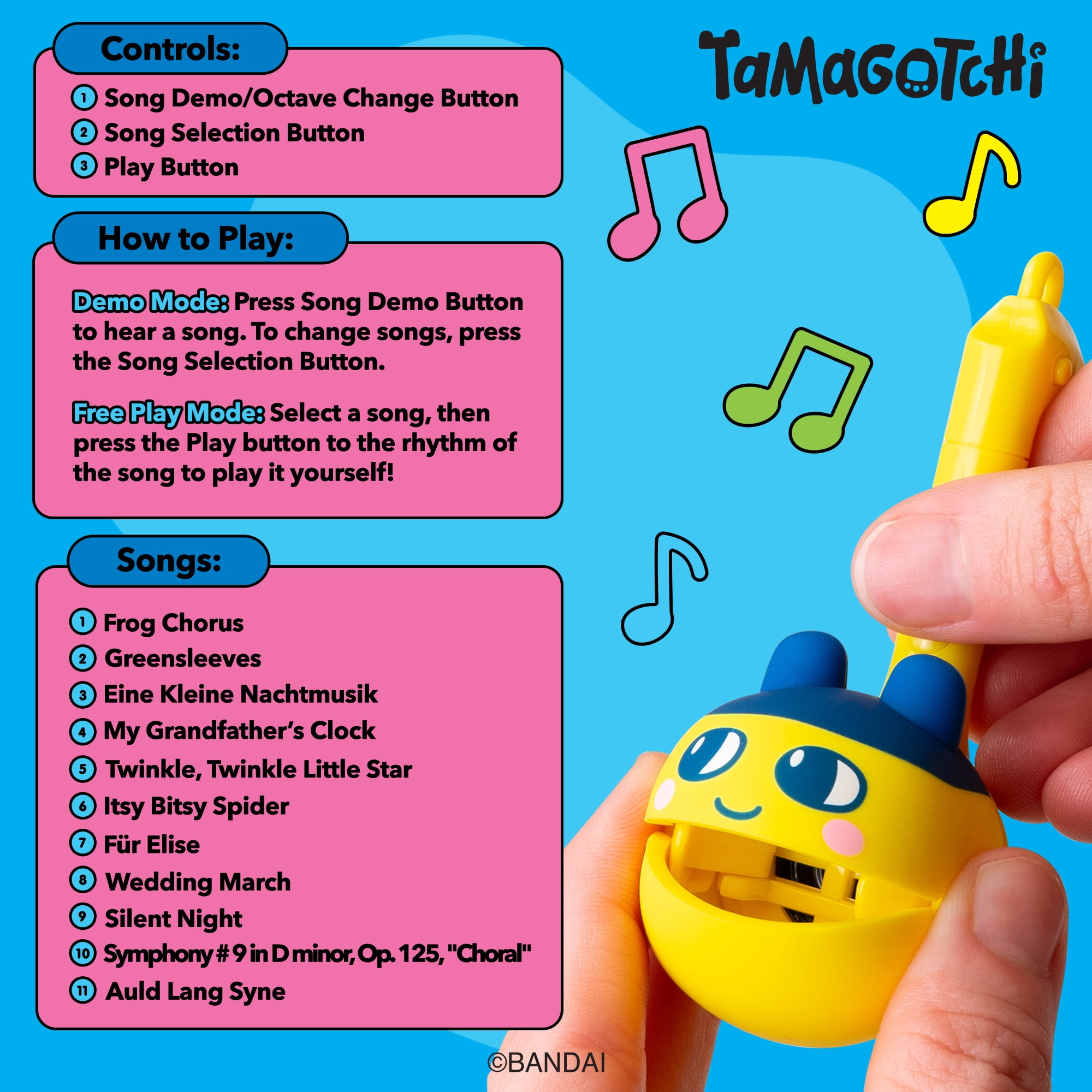 Otamatone Melody Tamagotchi Electronic Portable Music Instrument / Synthesizer Toy from Japan by Maywa Denki (Officially Licensed) [English Instructions] - Mametchi