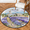 Multicolour 4, variant on CURLYOOT Round Rug 3ft Grapes Fruit Area Rug, Washable Circle Mat Non Slip Floor Carpet Mat, Grape Leaves Soft Indoor Rugs for Entryway Living Room Dining Room Bedroom