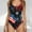 Black(New), variant on PNTUTB Summer Independence Day Women's Fashion Print Backless Slimming One Piece Swimsuit with Built-in Padded Cups