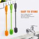 thumbnail image 5 of Cepillo de limpieza de botellas de silicona con mango largo, limpiador de botellas de agua para biberones, hidromatraz, botella deportiva, jarrón, cristalería, perfecto para pequeños, 5 of 5