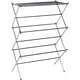 thumbnail image 1 of Estante de secado plegable portátil para ropa de secado al aire, uso en interiores y exteriores, 74.9 cm x 37.3 cm x 106.7 cm (largo x ancho x alto), color blanco, 1 of 8