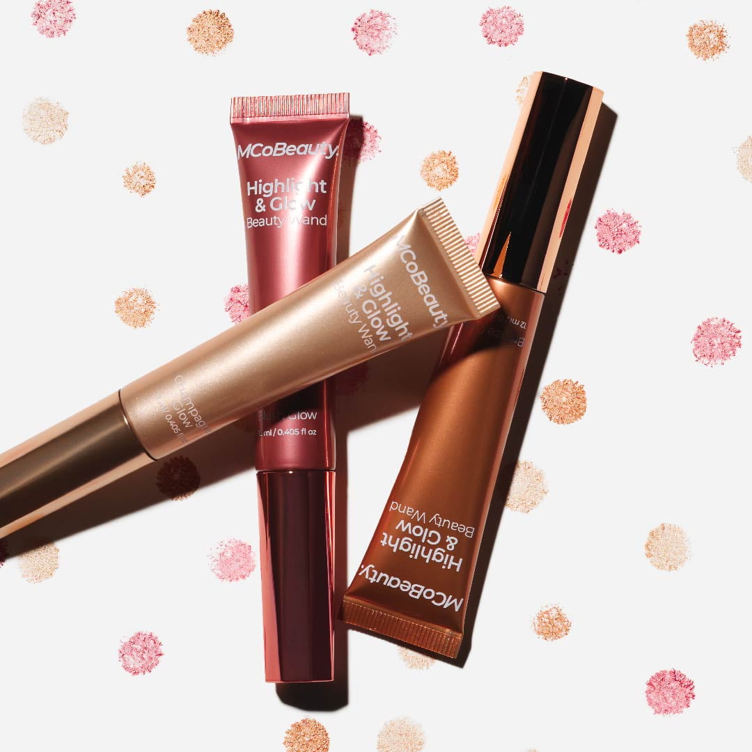 MCoBeauty - Highlight & Glow Beauty Wand - Champagne Glow / Champagne