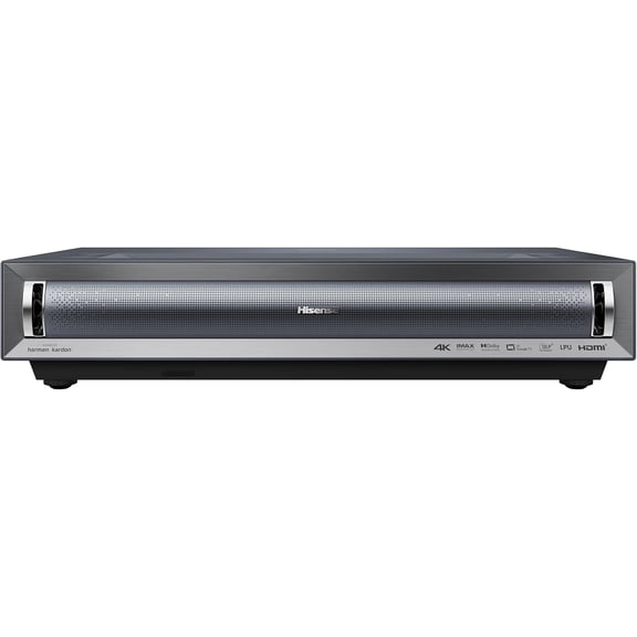 Restored Hisense PX3-PRO Triple Laser Ultra Short Throw Cinema Projector, 80" to 150" Diag Imgae Size, 4K UHD, High Contrast, HDR10+, 3000 ANSI Lumens