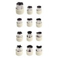 thumbnail image 5 of yilyih 12Pcs Vegetable Cutter Shapes Set Mini Cookie & Fruit & Pie Stamps Mold Stainless Steel Mini Cookie Cutters Mini Food Cutters for Kids Baking and Food Supplement Tools Accessories, 5 of 9