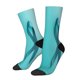 thumbnail image 1 of Balery a Teal Ribbonin Calcetas Largas con Estampado para Hombre y Mujer – Suaves y Transpirables, Talla Única (US 5-11), 1 of 6