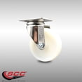 thumbnail image 2 of 4 Inch 316SS Nylon Wheel Swivel Top Plate Caster Service Caster Brand, 2 of 2