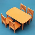thumbnail image 4 of Muebles de en miniatura de plástico Yotijar Decoración de la habitación Mueble de TV de casa de muñecas, 4 of 6