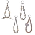 thumbnail image 5 of Modern Abstract Pearls Keychain Rhinestone-Embellished Alloy Pendant Stylish Daily Jewelry Special Occasions, 5 of 8
