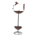 thumbnail image 2 of Comedero para Pájaros, Adorno de Hierro, Bebedero para Pájaros, Resistente Al Agua, Gran Capacidad, Regalo, Jardín, Patio, Decoración Exterior., 2 of 9